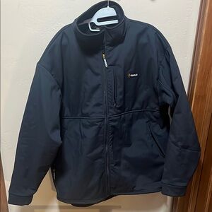Men's Fleece Lined Black Jacket